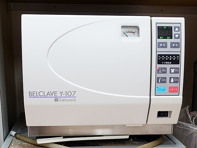 高圧蒸気滅菌機