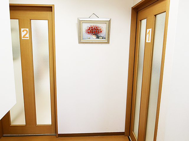 各診療室は個室になっております